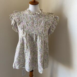 House of Harlow Josepha Sleeveless Floral Blouse